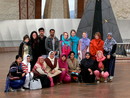 With Pakistani Students at the Pakistan Monument, Islamabad